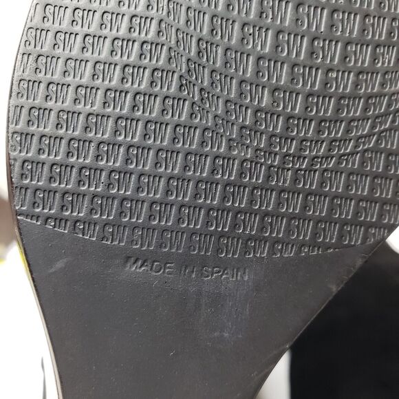 Stuart Weitzman Saratoga Over The Knee Black Suede Platform Wedge Boots Size 9 N - Picture 10 of 13